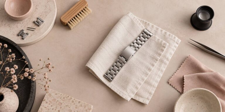 Bracciale in acciaio: come si puliscono maglie e chiusura